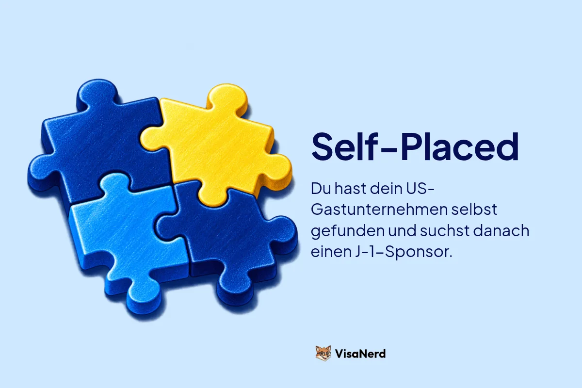 Self-Placed: Du hast dein US-Gastunternehmen selbst gefunden und suchst danach einen J-1 Sponsor.